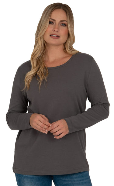 Distinct Long Sleeve Tee in Plus
