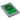 CARDBOX GREEN WREATH RED BOW