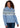 SWEATER *MISSY* ICE BLUE MULTI LONG SLEEVE CREW NECK COLOR BLOCK