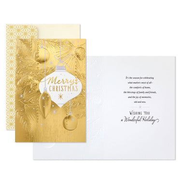 CARDBOX GOLDEN ORNAMENTS