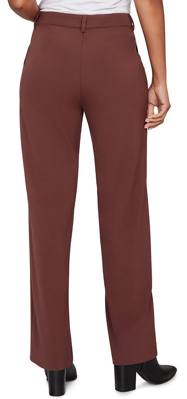 PANT *PETITE* BROWNSTONE BI-STRETCH WIDE LEG