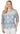 TOP *PETITE* BLUE MULTI IKAT