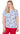 TOP *MISSY* BLUE MULTI HEARTS PRINT