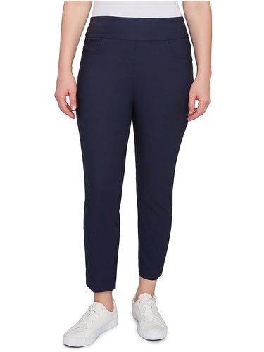 PANT *PETITE* P/O SILKY TECH ANK 27