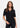 TOP *MISSY* BLACK PINTUCK BUTTON DOWN