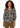 TOP *MISSY* BLACK MULTI 3/4 SLEEVE VNECK PALM LEAF