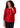 TOP *PETITE* RED CRUSHED VELVET TOP