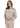 TOP *PETITE* BROWN MULTI OMBRE GEO MEDALLION