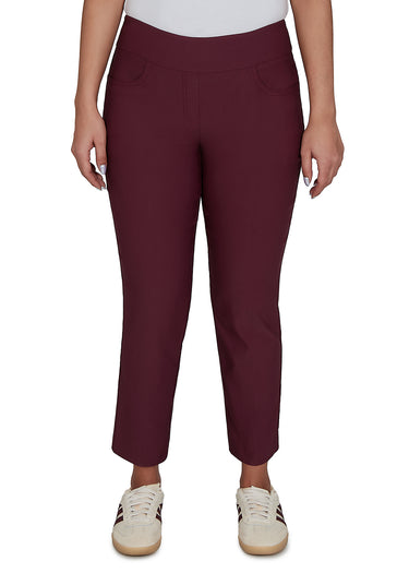 PANT *PETITE* PULL ON SILKY TECH 2 COLORS