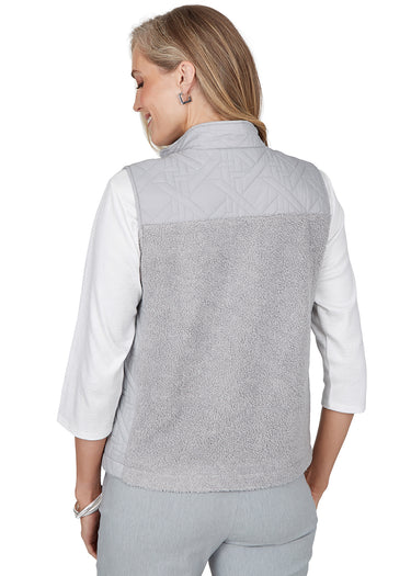 VEST *PLUS* GRAY SHERPA QUILT