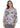 TOP *MISSY* GRAY FLORAL FOIL