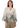 TOP *MISSY* MOSS GREEN MULTI 3/4 SLEEVE COLLARLESS