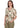 TOP *MISSY* CREAM MULTI TIE DYE TIE FRONT