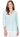 TOP *MISSY* SEAGLASS SOLID SILKY GAUZE 3/4