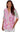 TOP *PLUS* FUCHSIA MULTI GARDEN FLORAL PRINT