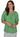 TOP *PLUS* SPRING GREEN TEXTURED FLORAL