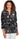TOP *MISSY* BLACK MULTI SPLIT NK PARISIAN POSTCARD