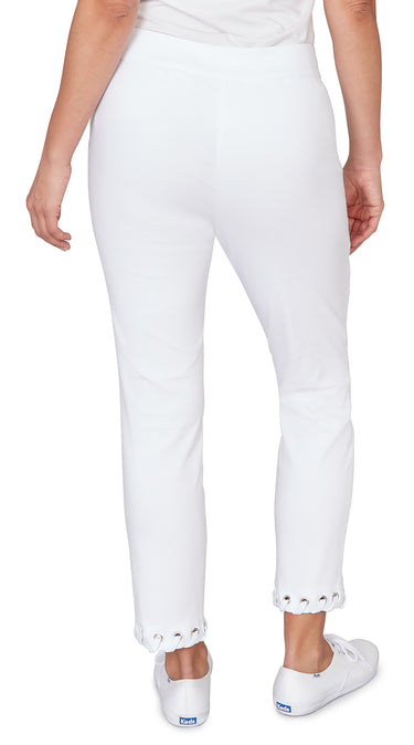 PANT *MISSY* STRETCH W/LACED GROMMET