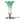 WHITE & GREEN LILY LAMP