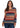 SWEATER *MISSY* BURNT HENNA RED MULTI MARLED STRIPE