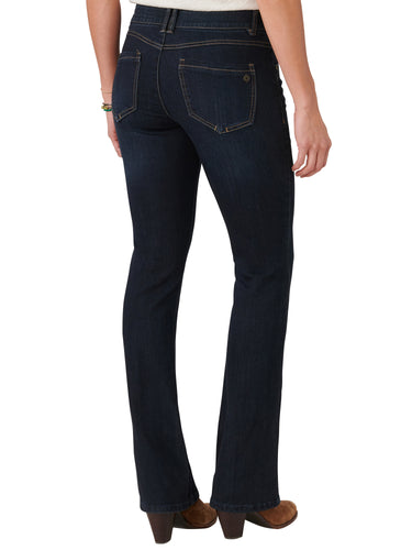 "Ab"solution® Itty Bitty Bootcut Indigo Petite Jeans