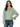 SWEATER *MISSY* SUCCULANET FLOUNCE SLV VNK COLLAR