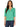 TOP *MISSY* DEEP JADE ELBOW ROLL CUFF SLV