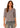 TOP *MISSY* NILE BLUE MULTI ELBOW CUFF SLEEVE SPLIT NECK