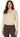 TOP *MISSY* ECRU LS DRAPPED BOAT NECK