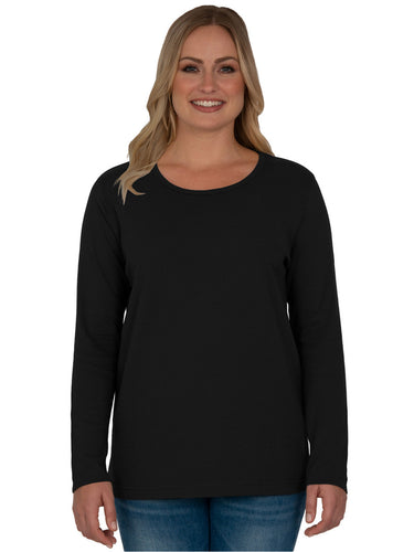 Distinct Long Sleeve Tee in Missy