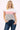 TEE MISSY SCALLOPED SLEEVE CONTRAST TRIM