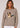 SWEATER *MISSY* CHOCOLATE DUCK ROLLED CREW LONG SLEEVE