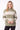 TOP *MISSY* OLIVE MULTI STRIPED MOCK NECK