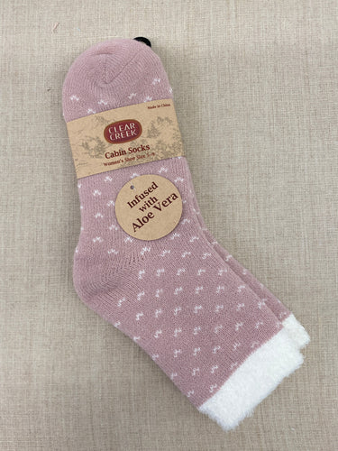 SOCKS NOVELTY ALOE INFUSED