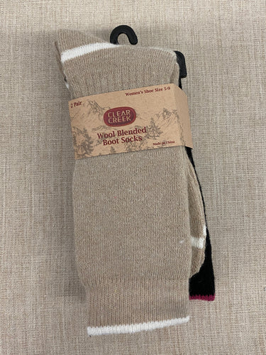 SOCKS WOOL BLEND 2 PACK
