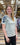 TOP *PLUS* GLACIAL GRAY ACID WASH SHOULDER EMBROIDERY