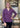 TOP *PLUS* AURORA BOREALIS ACID WASH THERMAL HENLEY LONG SLEEVE