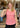 TOP *MISSY* CORAL PATCHWORK SLEEVELESS W/SOUTACHE TRIM