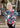 TOP *PETITE* CHARCOAL EARTHEN JITTERBUG PRINT TIE 3/4 SLEEVE