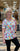 TOP MISSY V-NECK BOYFRIEND DIAMOND PRINT