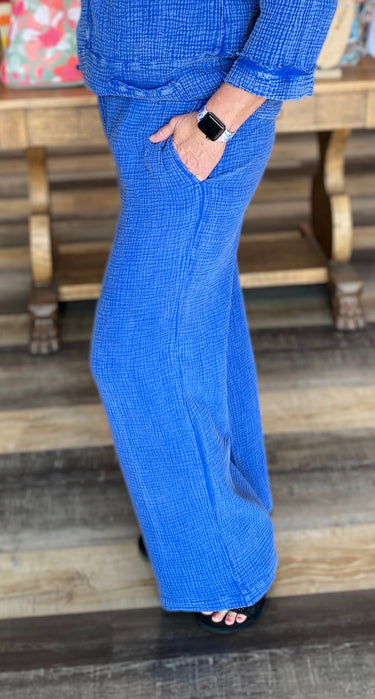PANT *MISSY* SAGE OR SURF ACID WASH PULLON 28 1/2"