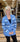 SWEATER CARDI *MISSY* BLUEHEATHER NAVY ANDREA LS
