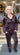 JACKET *MISSY* DARK CHOCOLATE DOUBLE PLUSH VELOUR SOLID
