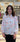 TOP MISSY FLORAL CREPE MAND NECK 3/4 SLEEVE