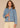 JACKET *MISSY* LIGHT BLUE W/SNAPS & TIE WAIST