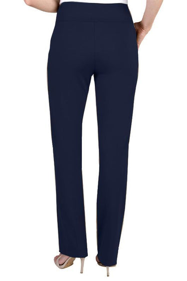 Petite Wide Band Pull On Relaxed Leg Pants