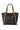 TOTE TWO TONE STRAW BLACK