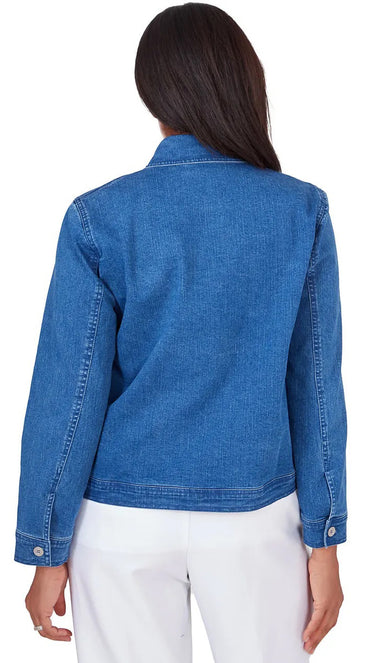 JACKET *PLUS* MEDIUM AND WHITE DENIM