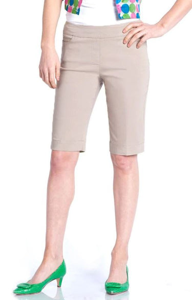 Plus Size Pull On Walking Shorts with Pockets