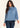 SWEATER *MISSY* TEAL OVERSIZED COWL NECK